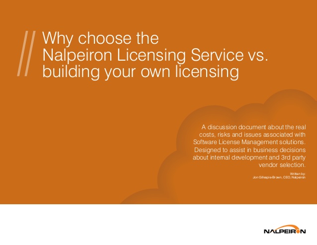 Nalpeiron Licensing Service Crack
